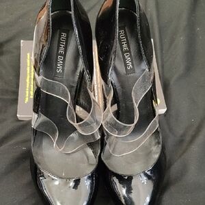 Ruthie Davis Black Patent Heels